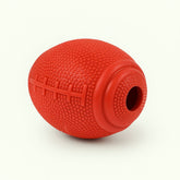 Snack-Rugbyball für Hunde 8 cm mit Vanillearoma aus Naturgummi