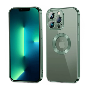 Chrome iPhone Case with Camera Protector